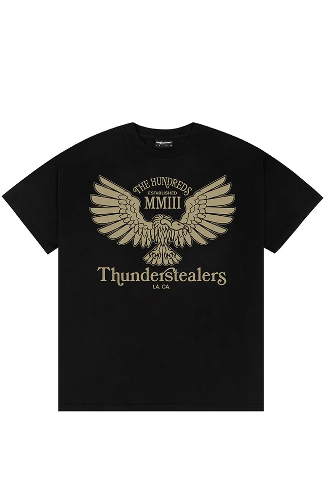The Hundreds Thunder Cycle T-Shirt Baumwolle Schwarz