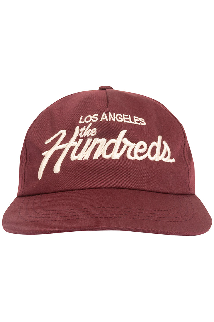 The Hundreds Forever Team Snapback burgundy OS