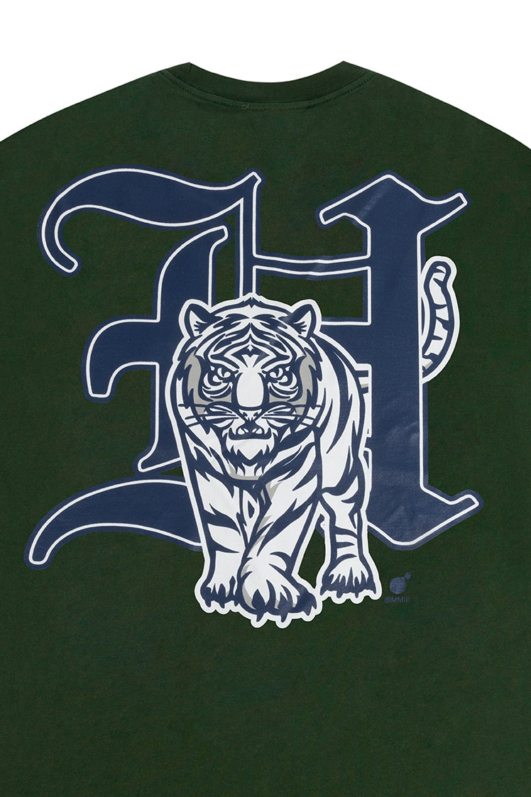 The Hundreds Battle Cat T-Shirt Forest Green L Baumwolle