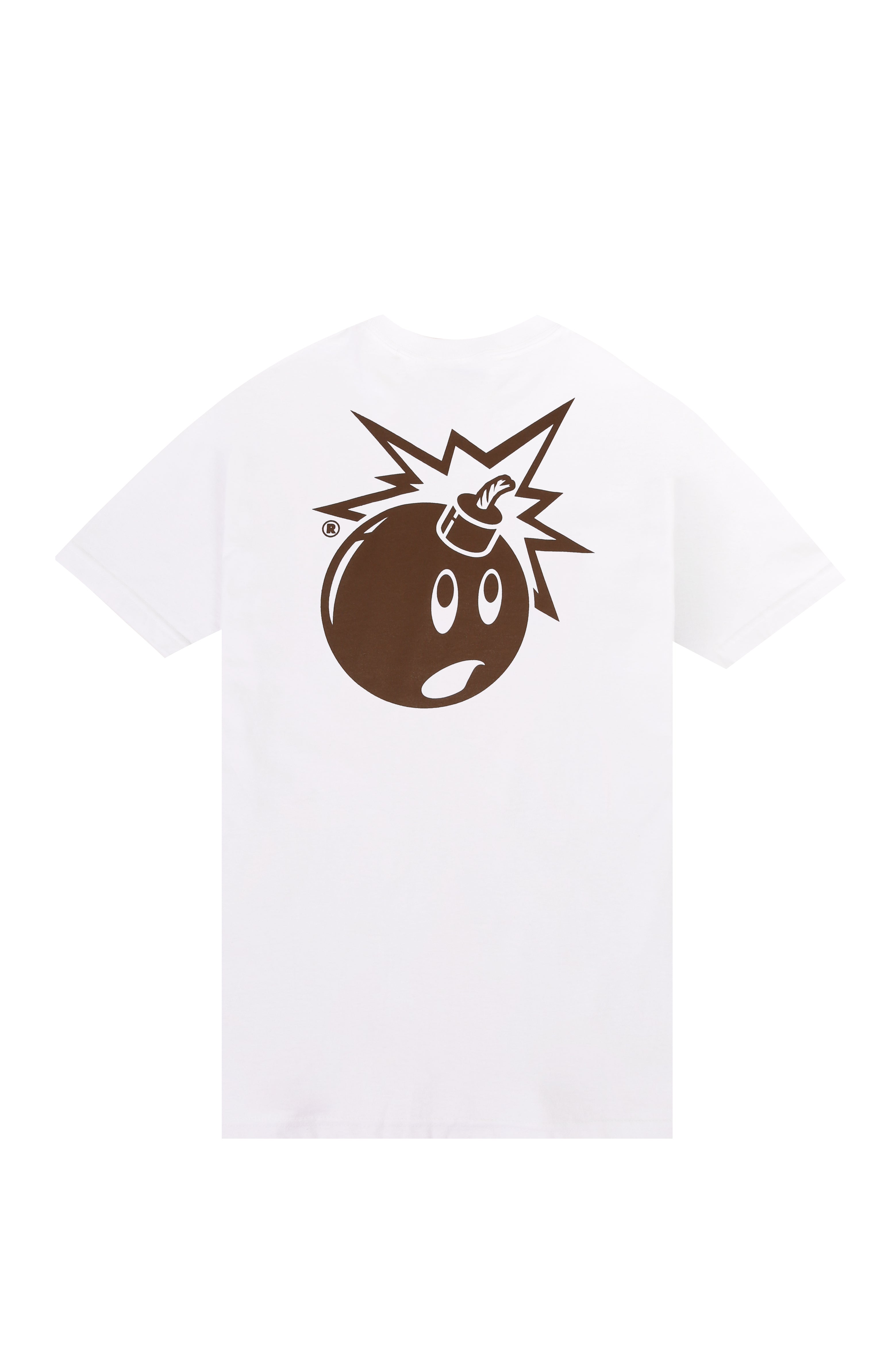 The Hundreds Simple Adam T-Shirt weiß S Front-Back-Print