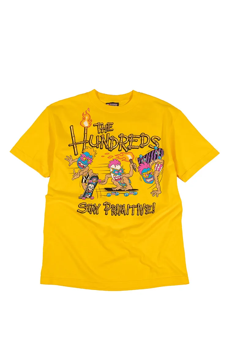The Hundreds Stay Primitive T-Shirt Shirt Gelb M
