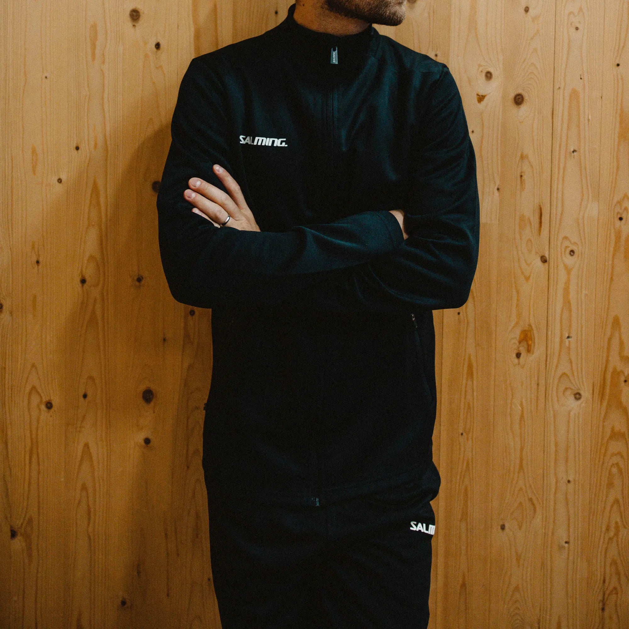Salming Core Zip Jkt Trainingsjacke Herren Größe M Atmung