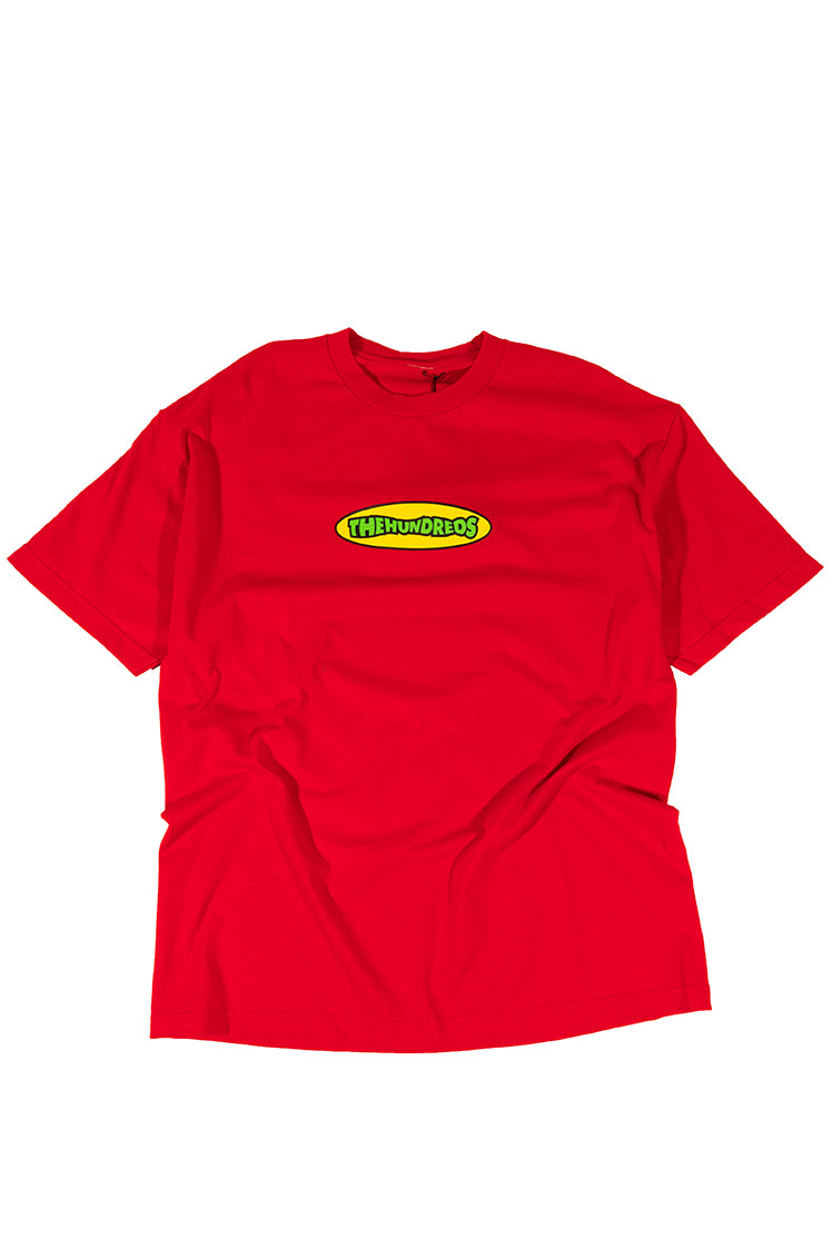 The Hundreds Graphic Tees Warped Logo T-Shirt Red 2XL Vintage