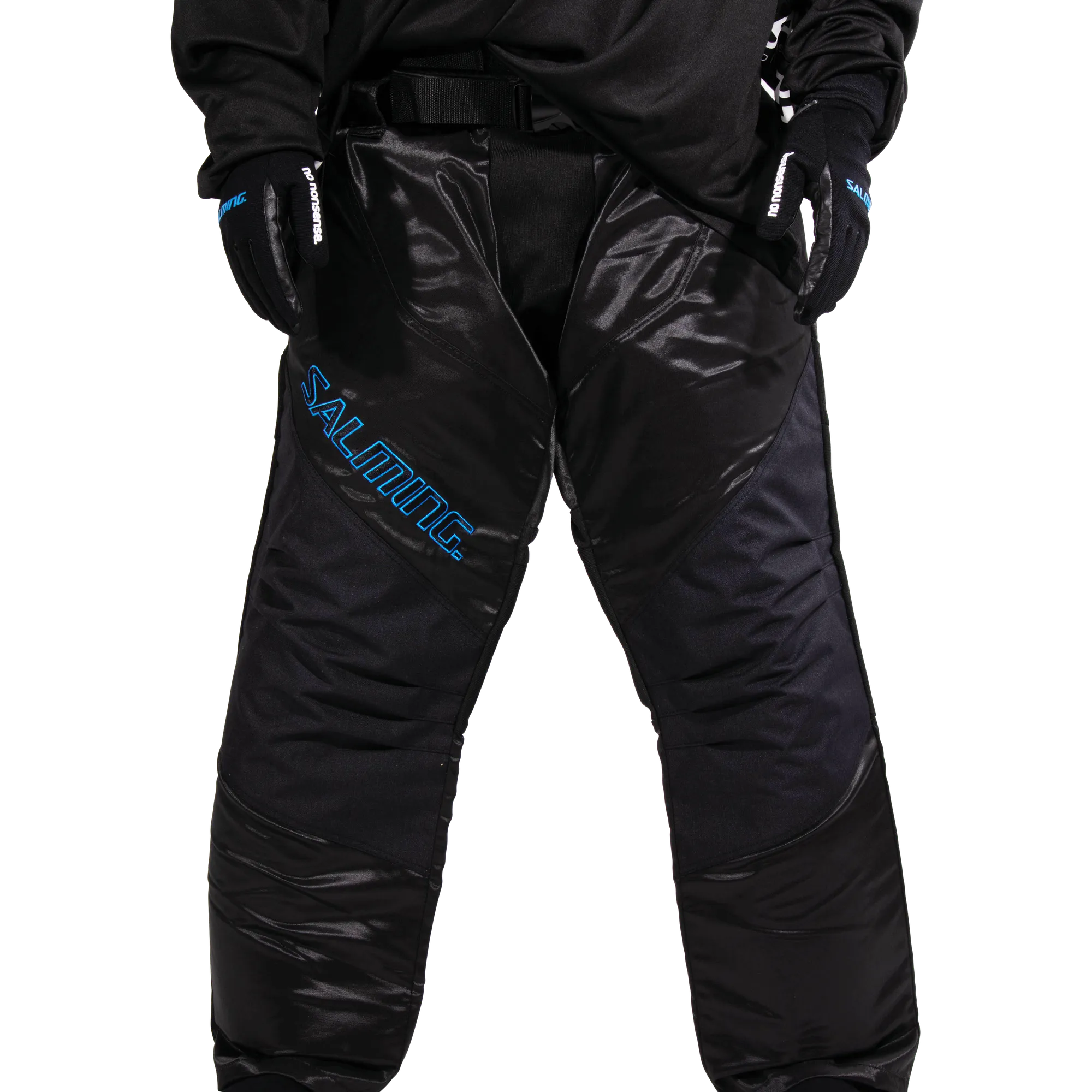 Salming Goalie Pants SR Torwarthose L schwarz gepolstert