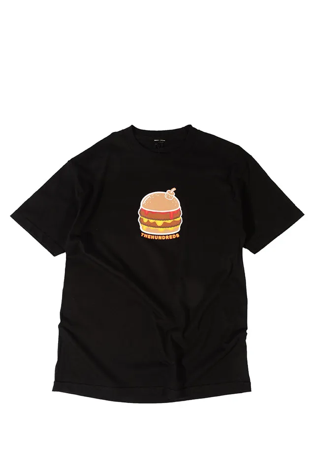 The Hundreds Double Burger T-Shirt Schwarz L