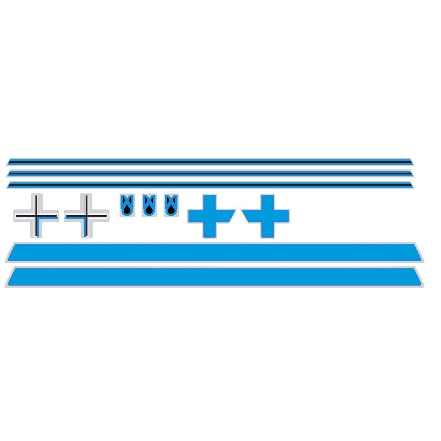 Swiss Side HADRON² Rear Disc Decals Rot Scheibe