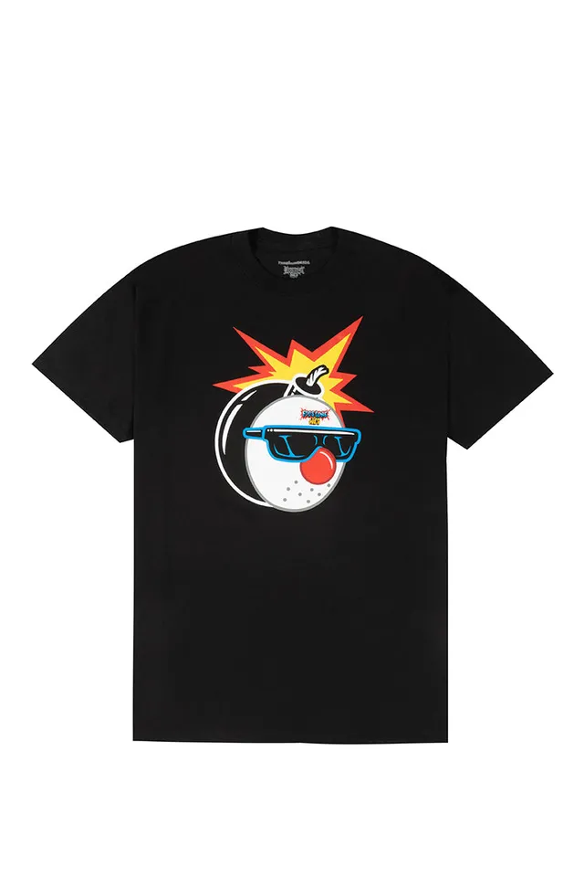 The Hundreds Lil Mr. E Adam Bomb T-Shirt schwarz Baumwolle