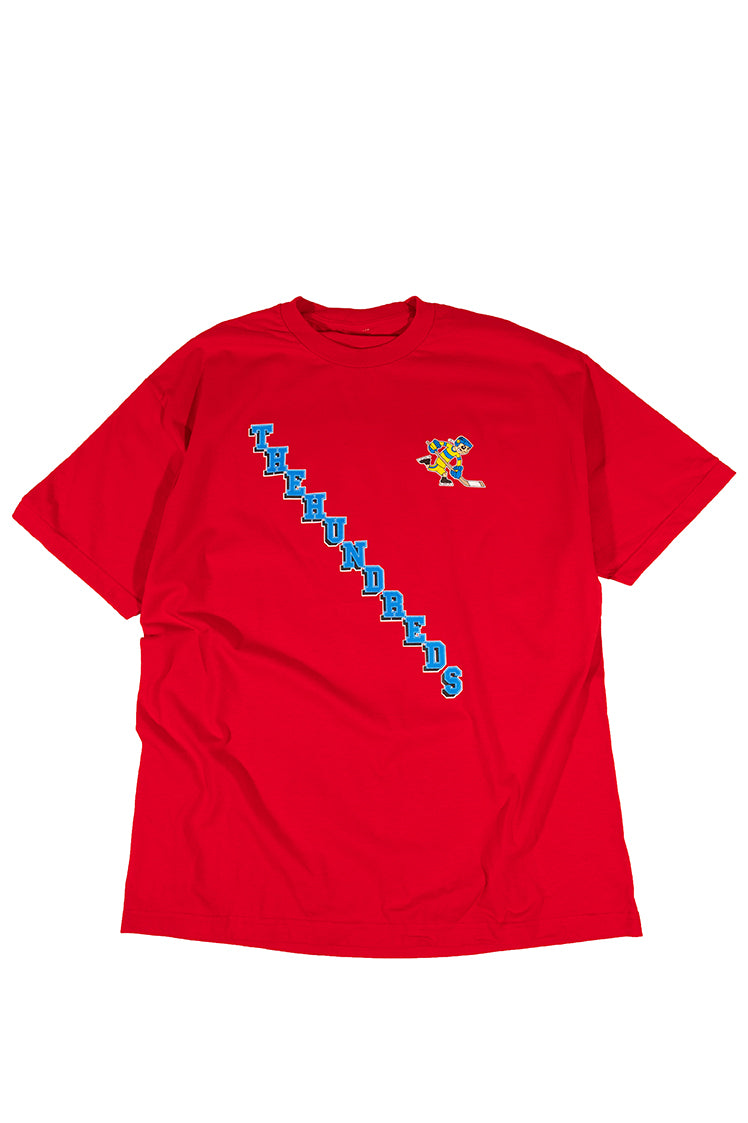 The Hundreds Hoser T-Shirt Rot XL Hockey Grafik