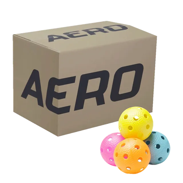 Salming Aero Floorball 200er Pack Präzise Rund Aerodynamik