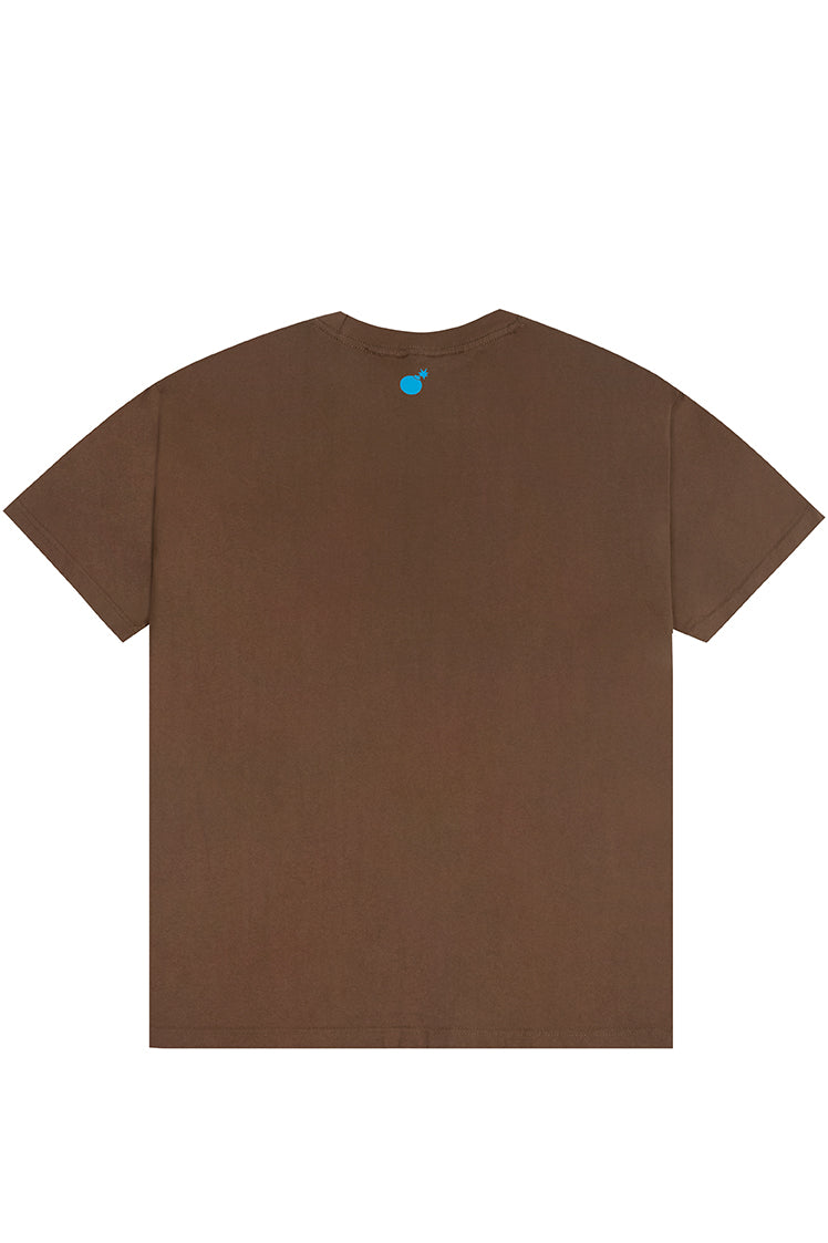 The Hundreds Graphic Tees Chrome Bomb T-Shirt Braun Baumwolle