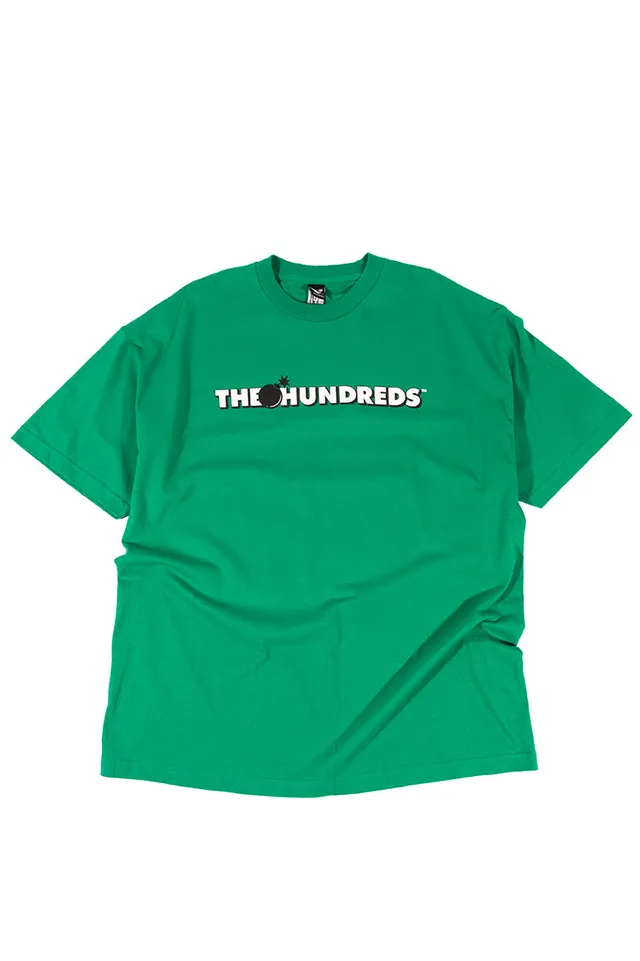 The Hundreds Bar Logo T-Shirt grün 2XL vintage