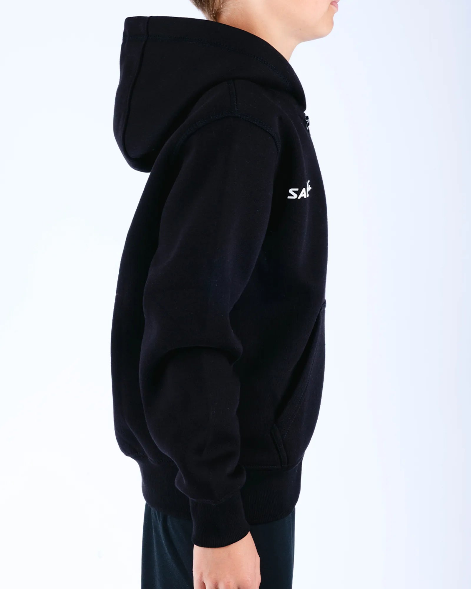 Salming Core Zip Hood JR Hoodie 152 Baumwolle