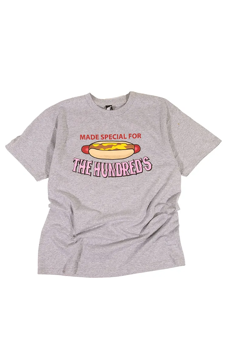 The Hundreds Hot Dog T-Shirt Heather Grey L Vintage