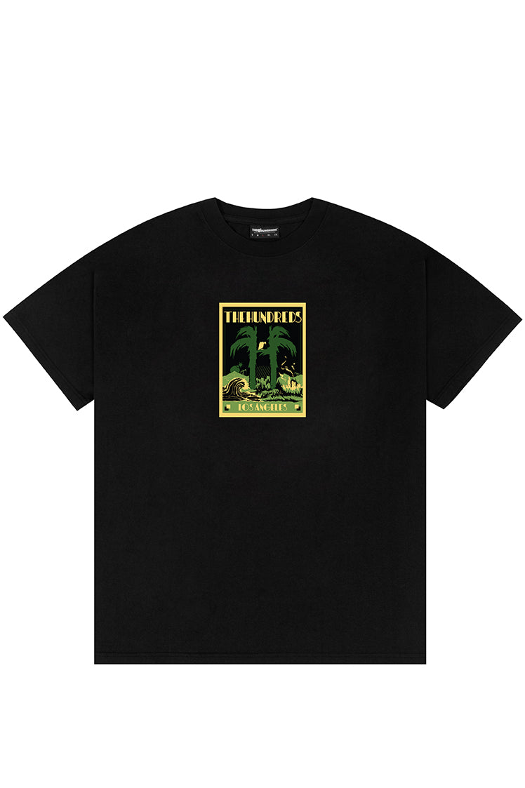 The Hundreds Graphic Tees Deco T-Shirt Navy Baumwolle