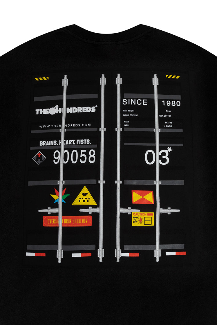 The Hundreds Container T-Shirt Waldgrün Oversize Baumwolle
