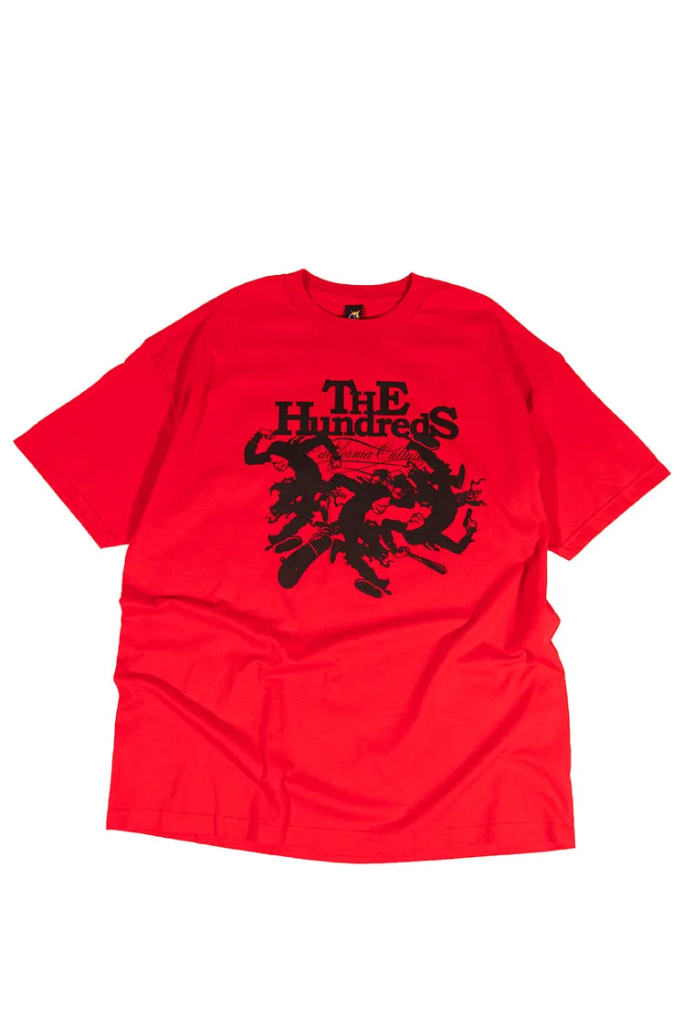 The Hundreds Jerky T-Shirt Rot XXL Grafik