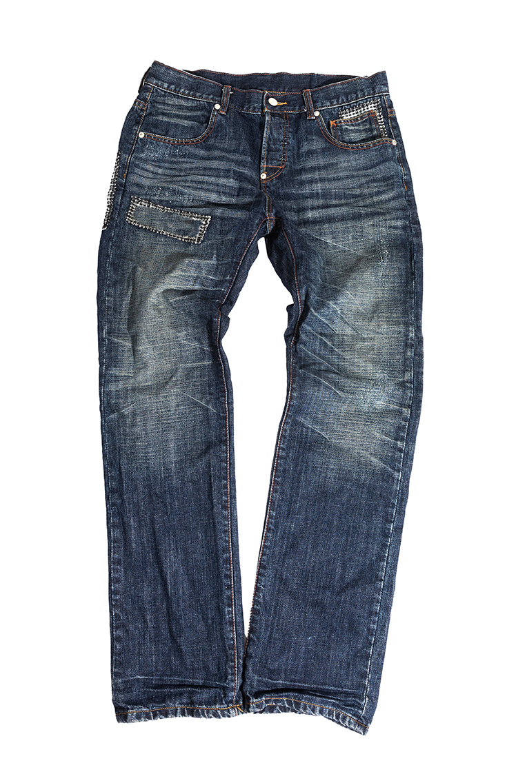 The Hundreds Patches Public Label Jeans Herren Blau 34 Denim