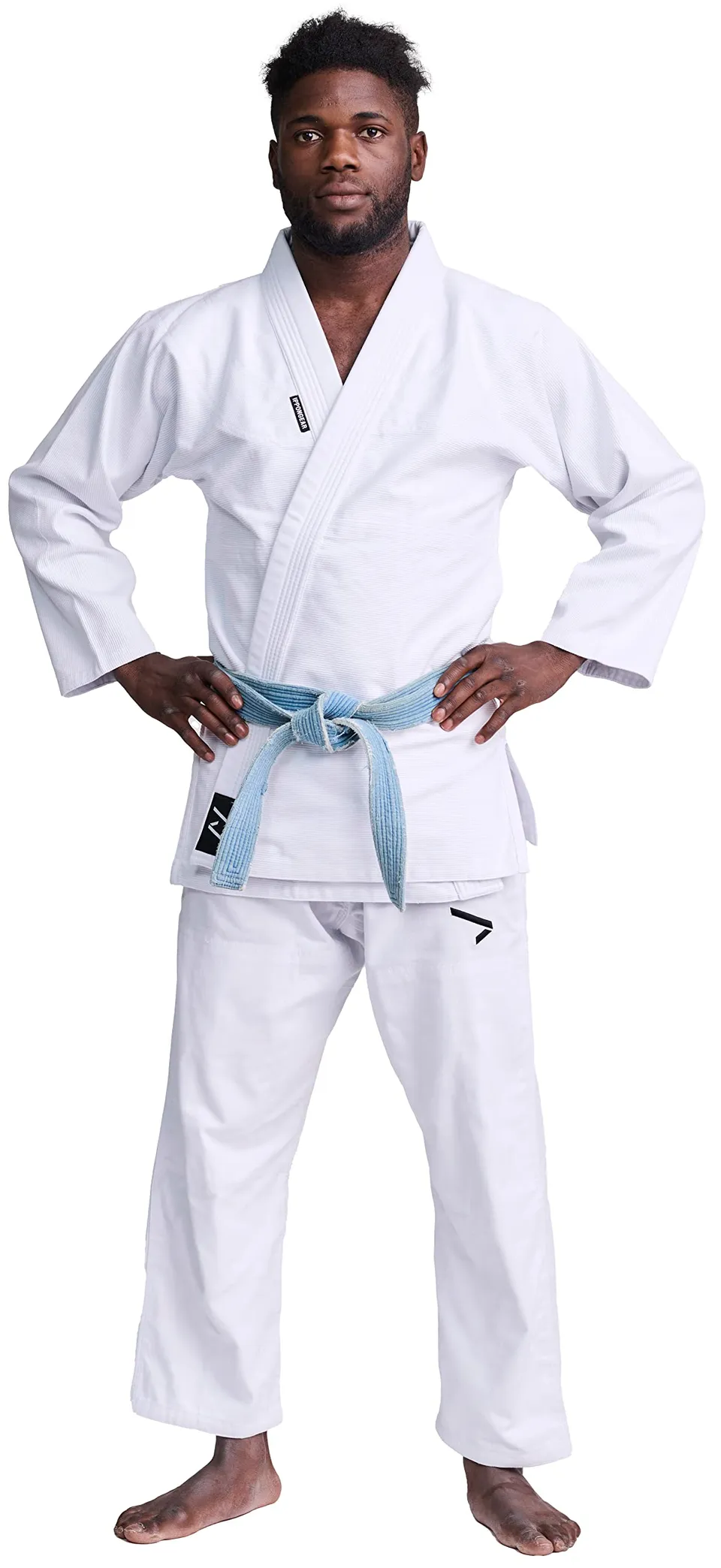 Ippon Gear Rookie BJJ-Anzug A1L Weiß mit Gürtel