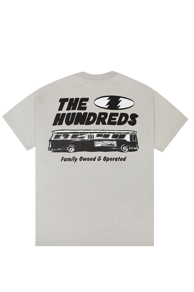 The Hundreds Busdown T-Shirt Hellgrau S-XXL Oversize