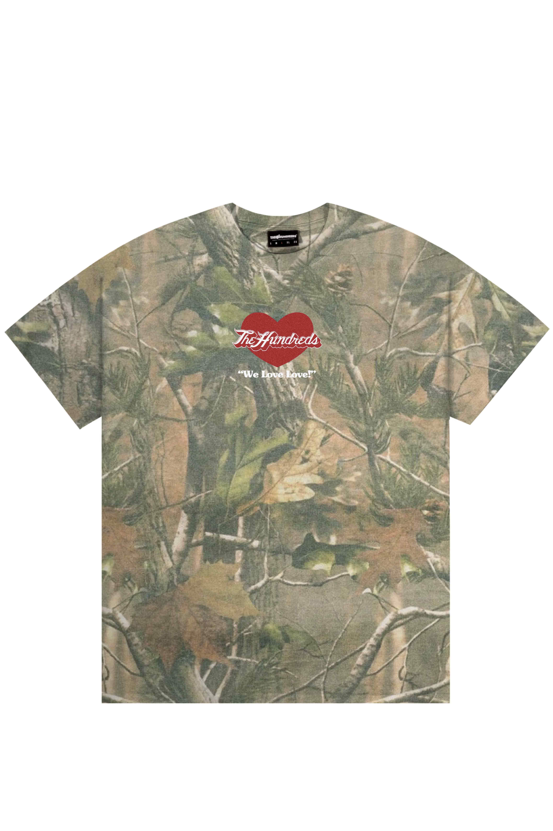 The Hundreds We Love Love T-Shirt Vintage Tree Camo