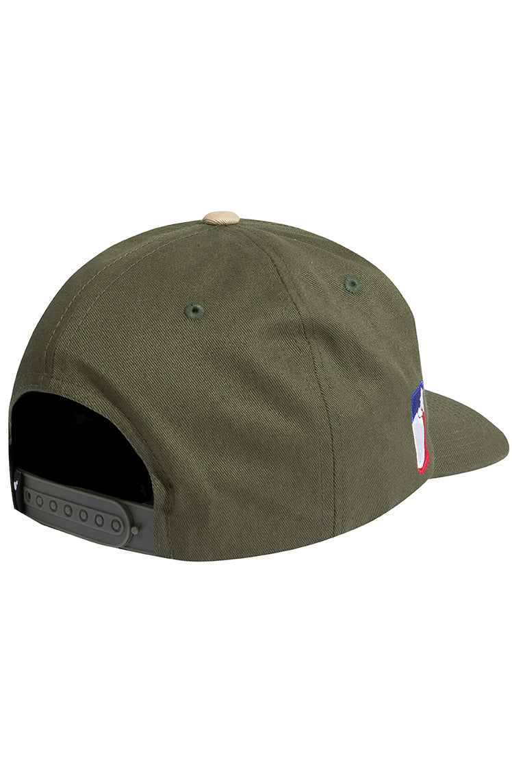 The Hundreds Team Snapback Cap Olive OS Stick