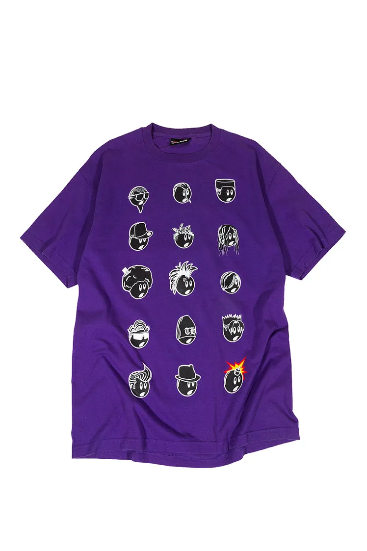 The Hundreds Styles Graphic Tees T-Shirt lila XL Vintage