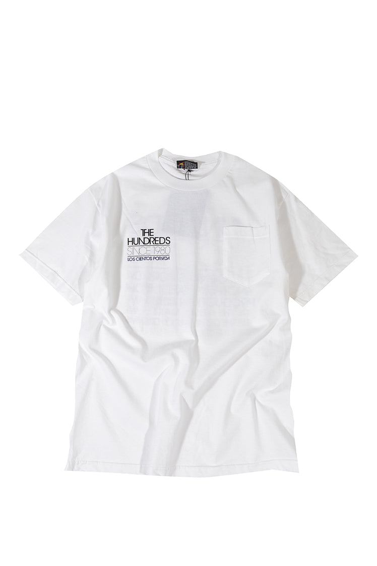 The Hundreds Graphic Tees Avant Pocket T-Shirt weiß L vintage
