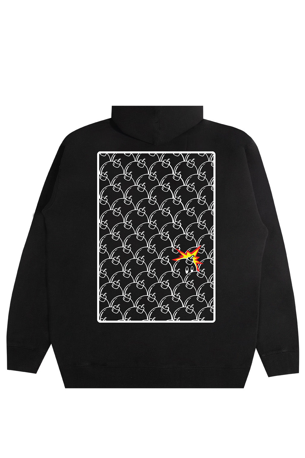 The Hundreds Outstanding Zip-Hoodie schwarz Baumwolle