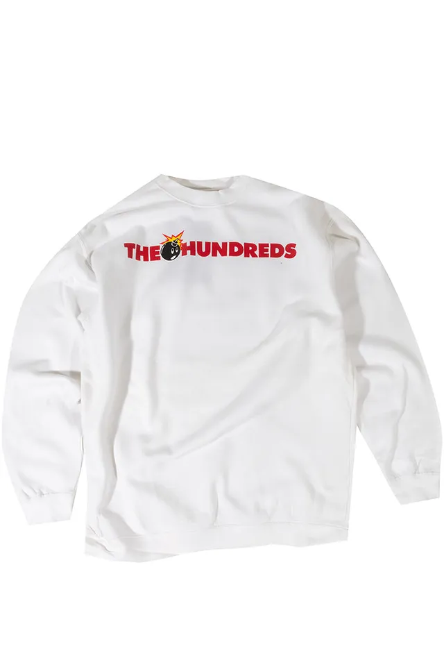 The Hundreds Adam Bar Logo Crewneck Weiß M Vintage