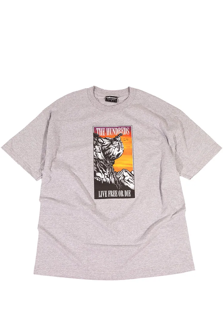 The Hundreds Live or Die T-Shirt Athletic Heather XL Vintage
