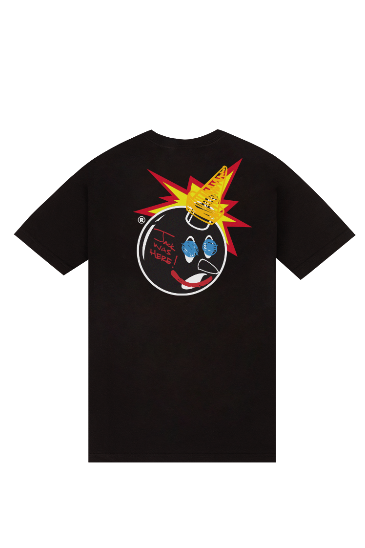 The Hundreds Jack Was Here Adam T-Shirt Schwarz Baumwolle