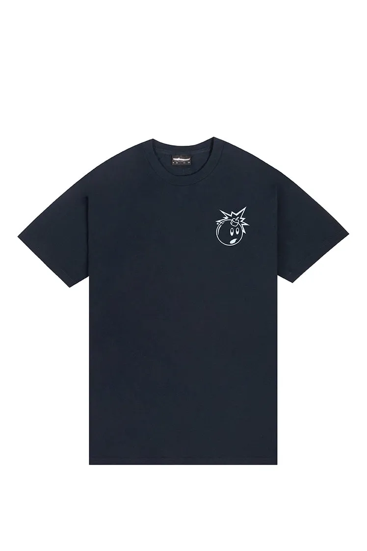The Hundreds Simple Adam T-Shirt navy M Print