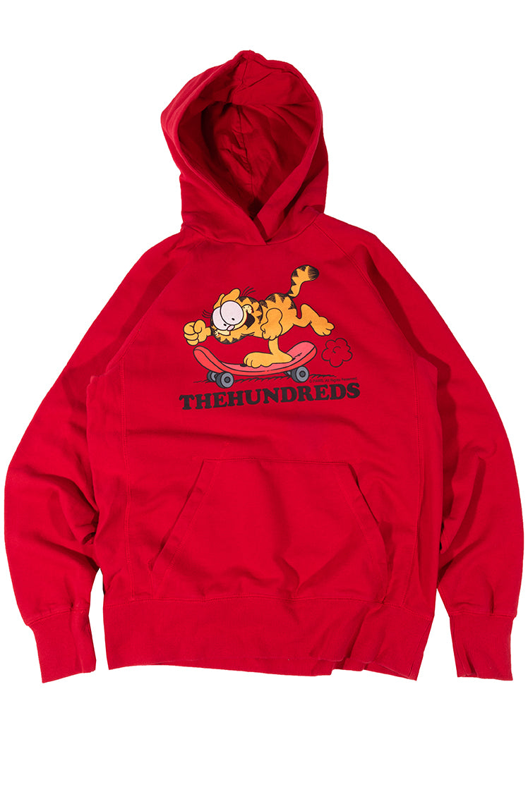 The Hundreds Skate Pullover Garfield Rot S