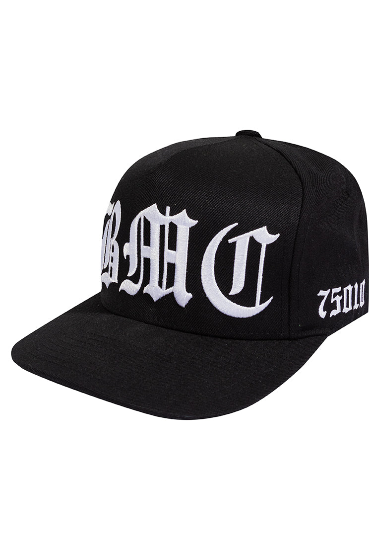 The Hundreds BMC Snapback Cap OS Schwarz Stickerei