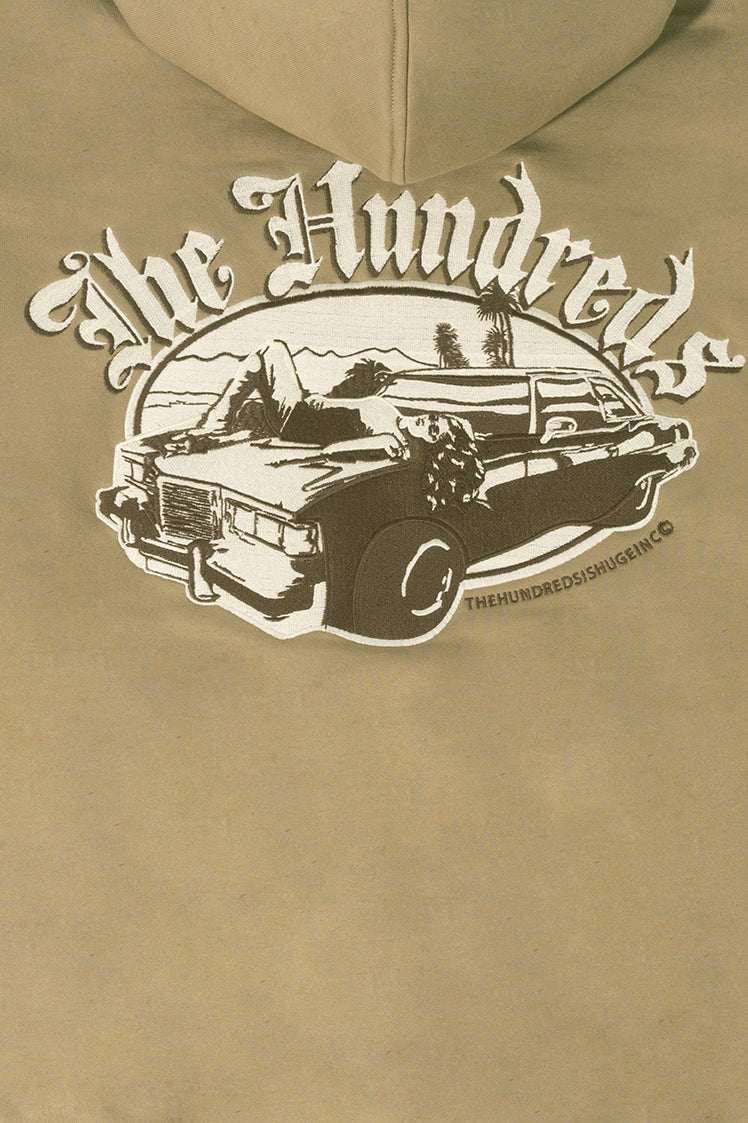 The Hundreds Vibes Hoodie Navy Olive Stick